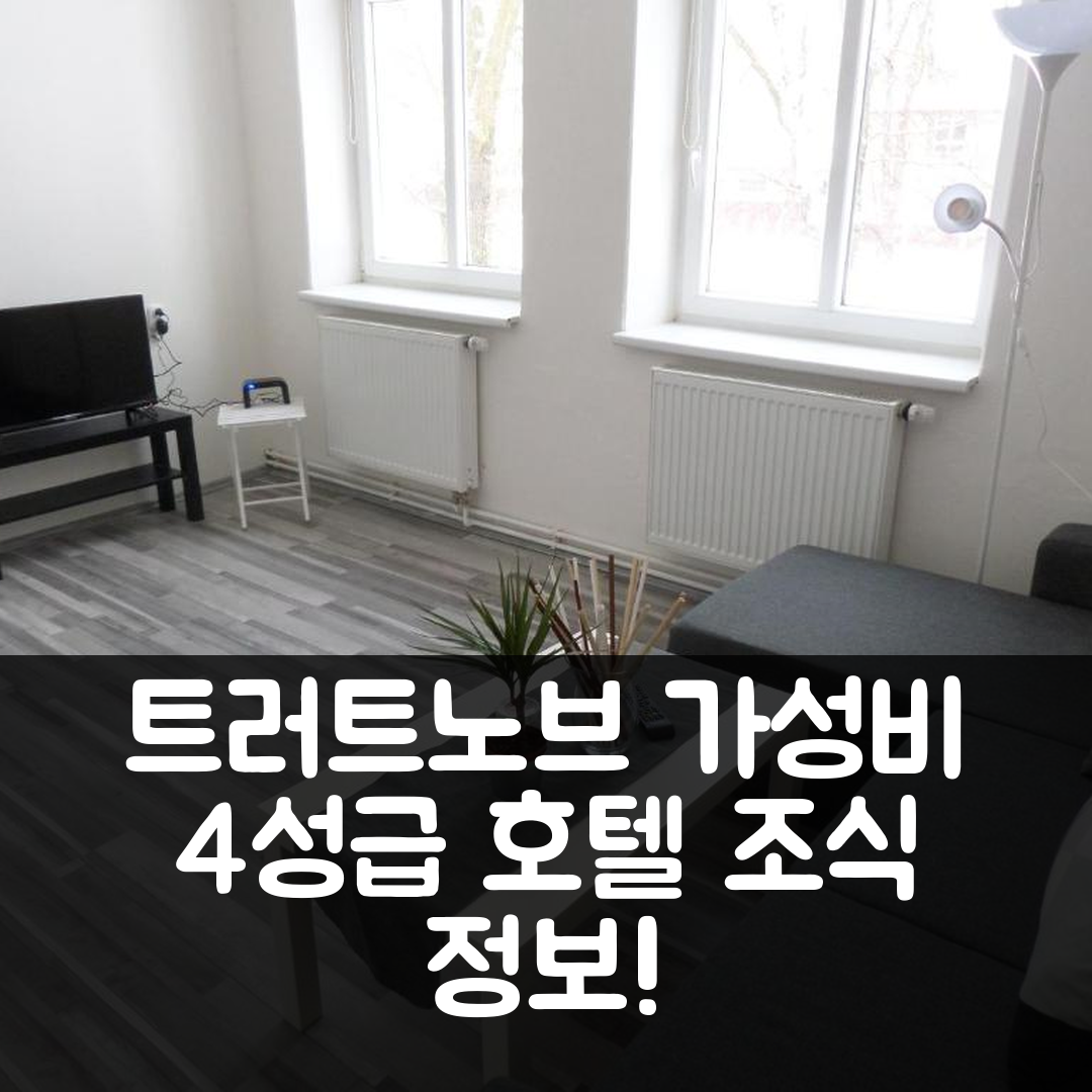 트러트노브 숙소 여행 호텔 추천 아파트미 트루트노브 프로메나다 | 가성비 좋은 4성급 위치 및 조식 정보 5가지