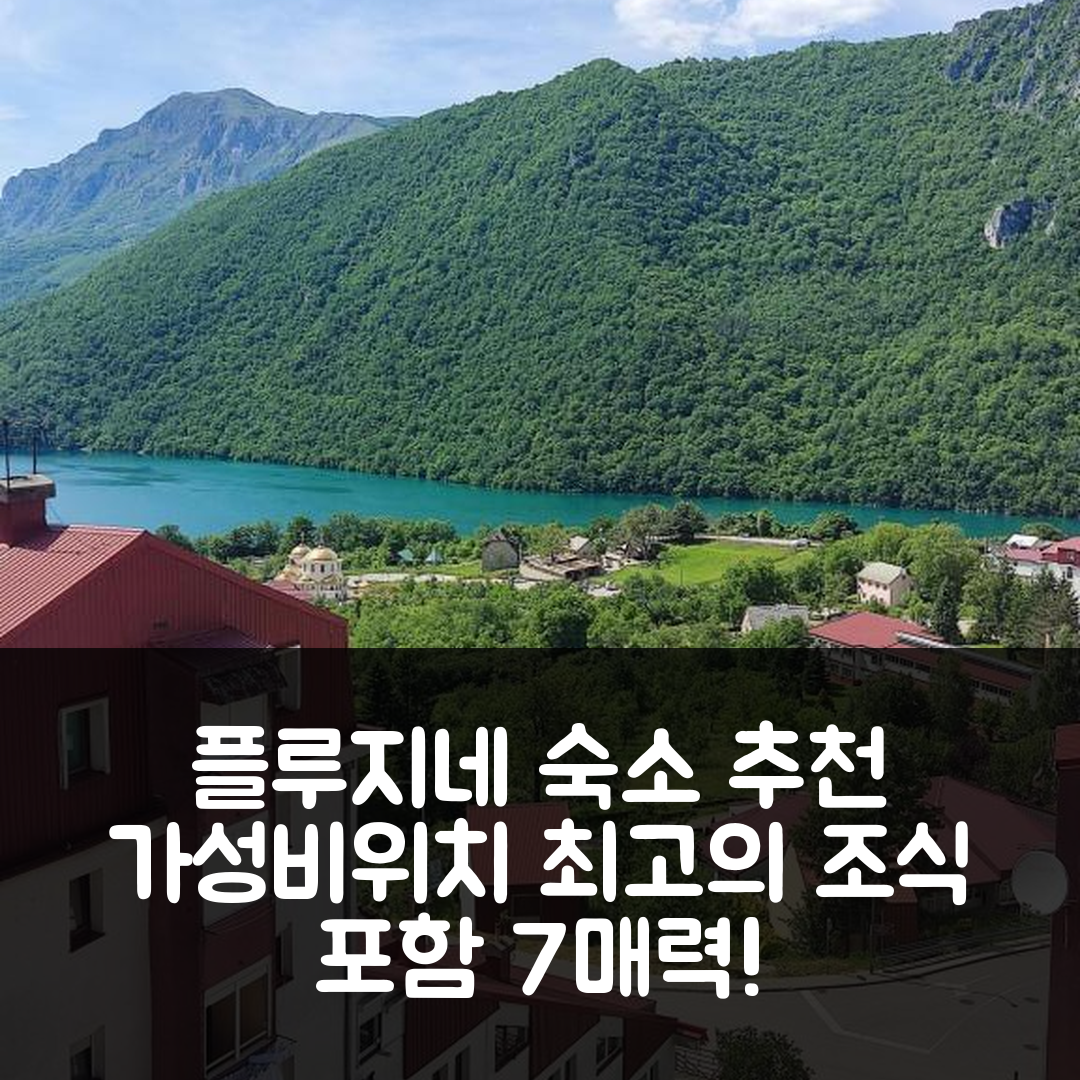플루지네 숙소 여행 호텔 추천 아파트먼트 둔야 | 가성비와 위치가 뛰어난 조식 포함 7가지 매력 포인트