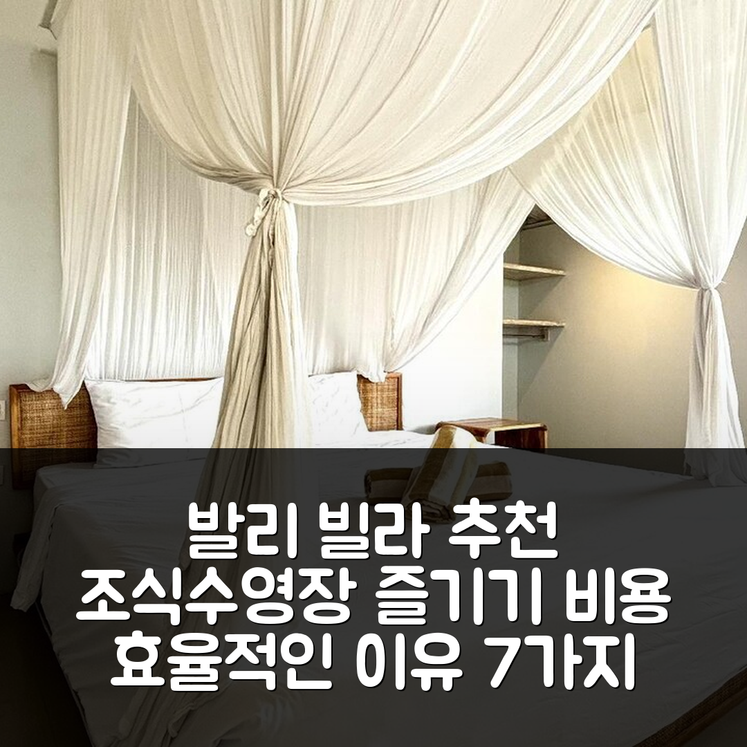발리 숙소 여행 호텔 추천 빌라 알리샤 페레레난 짱구 | 조식과 수영장 즐기는 비용 효율적인 7가지 이유